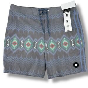 Hurley Phantom Naturals Tailgate Southwestern Ikat Board Shorts 18" Mens Sz 31